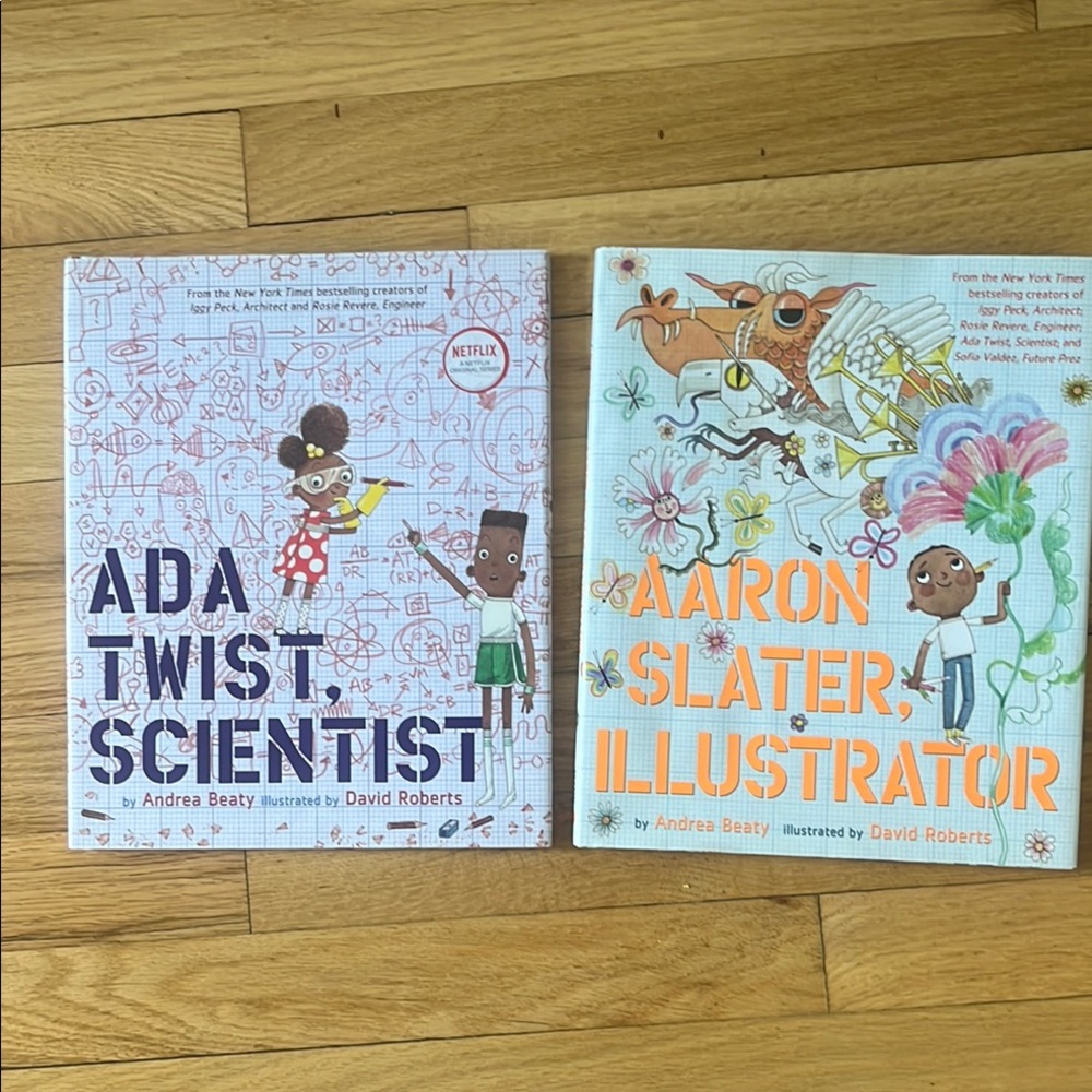 Ada Twist, Scientist and Aaron Slater, Illustrator Books